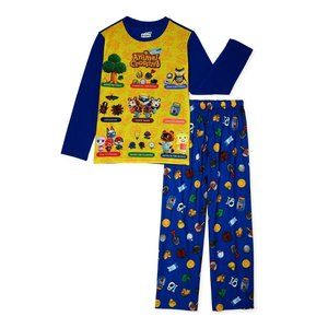 Nintendo Boys Pajama Set Long Sleeve Top & Long Pants 2-Piece Size S-6/7  NWT